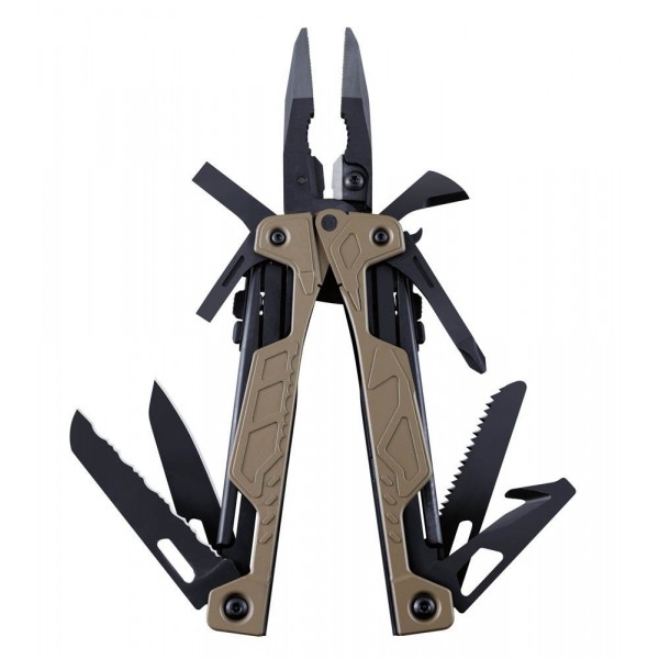 Мультиинструмент LEATHERMAN OHT BLACK COYOTE TAN (16^)(11,5см)(281г.)(чехол: нейлон MOLLE-BLACK)