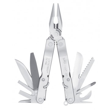 Мультиинструмент LEATHERMAN SURGE BLACK (21^)(11,5см)(335г.)(чехол: нейлон MOLLE-BLACK)
