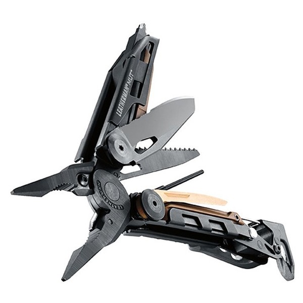 Мультиинструмент LEATHERMAN MUT BLACK (16^)(12,7см)(317г.)(чехол: нейлон MOLLE-BROWN)