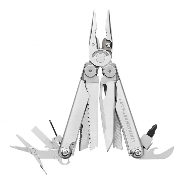Мультиинструмент LEATHERMAN WAVE+ (18^)(10см)(241г.)(чехол: нейлон BLACK M)