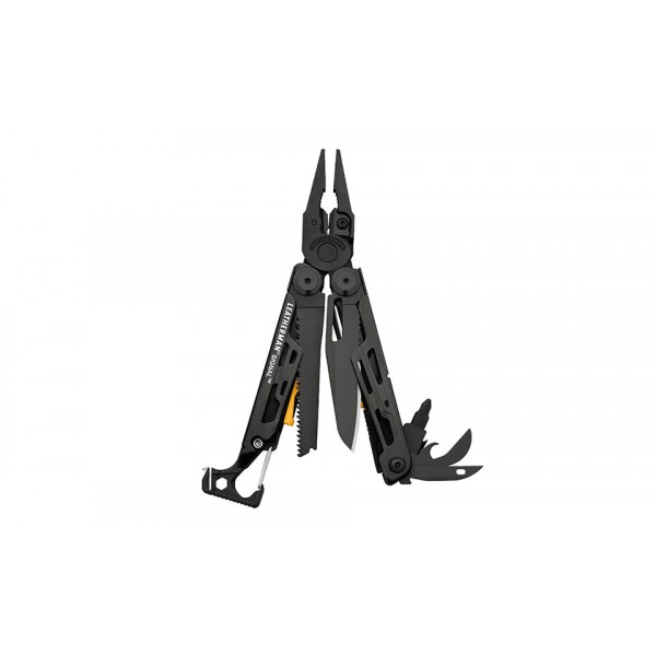 Мультиинструмент LEATHERMAN SIGNAL BLACK (19^)(11,4см)(212г.)(чехол: нейлон BLACK L)