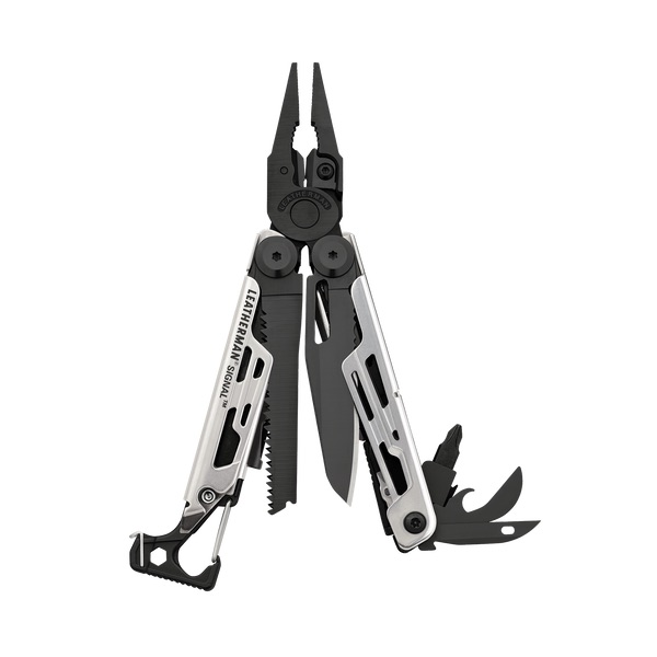 Мультиинструмент LEATHERMAN SIGNAL BLACK & SILVER (19^)(11,4см)(212г.)(чехол: нейлон BLACK L)