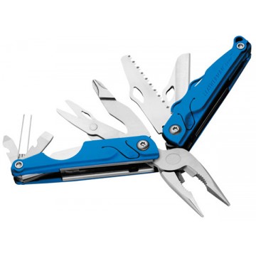 Мультиинструмент LEATHERMAN LEAP BLUE (13^)(8,25см)