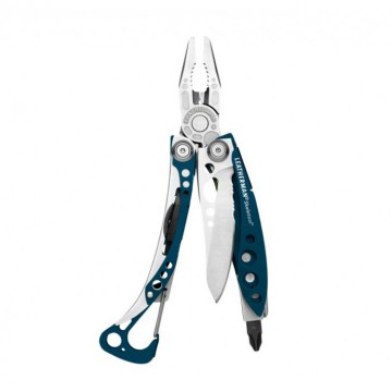 Мультиинструмент LEATHERMAN SKELETOOL COLUMBIA BLUE (7^)(10см)(142г.)