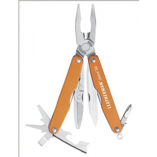 Мультиинструмент LEATHERMAN JUICE-S2 FLAME ORANGE (12^)(8,25см)