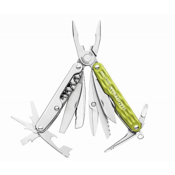 Мультиинструмент LEATHERMAN JUICE-XE6 STORM GREEN (18^)(8,25см)