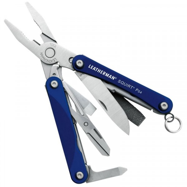 Мультиинструмент LEATHERMAN SQUIRT-PS4 BLUE (9^)(5,72см)(56,4г.)