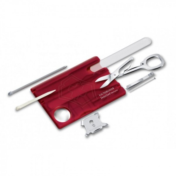 Набор VICTORINOX SWISSCARD NAILCARE RUBY - 13 функций