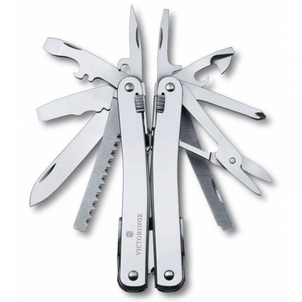 Многофункц. инстр.-т VICTORINOX SWISSTOOL SPIRIT (лезвие pointed+ножницы)(105мм)(чехол: кожа) - 27 функции