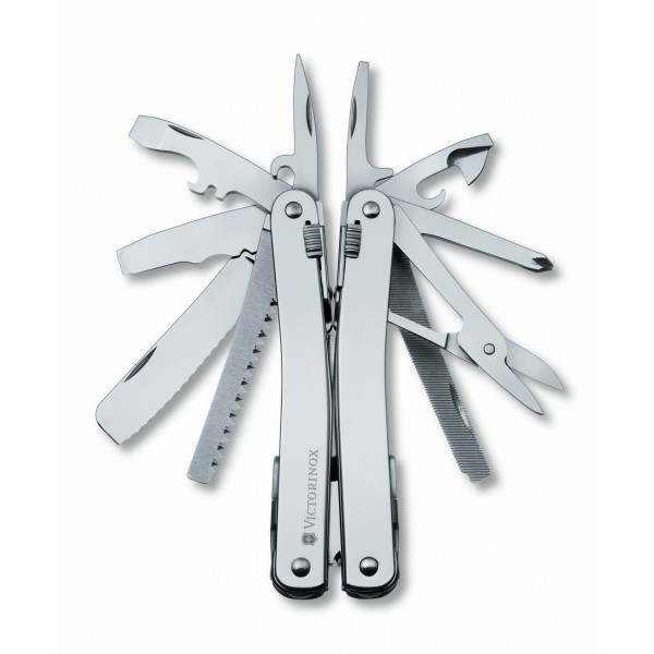 Многофункц. инстр.-т VICTORINOX SWISSTOOL SPIRIT (лезвие spirit+ножницы)(105мм)(чехол: нейлон) - 27 функций