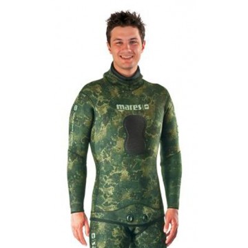 Куртка от гидрокостюма MARES PF INSTINCT CAMO GREEN 70 (неопрен - 7,0мм)(разм.: II)