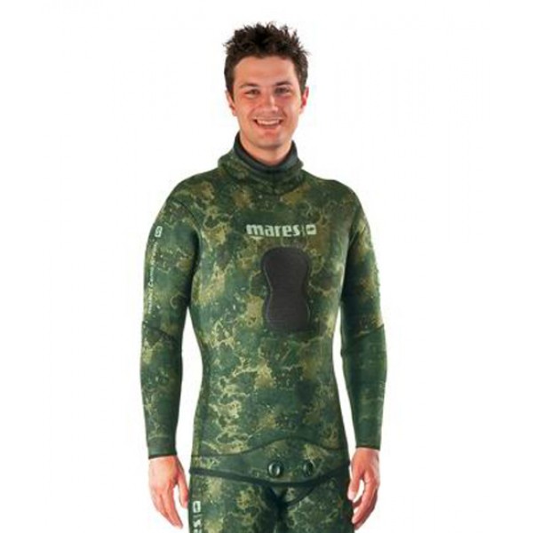 Куртка от гидрокостюма MARES PF INSTINCT CAMO GREEN 70 (неопрен - 7,0мм)(разм.: IV)