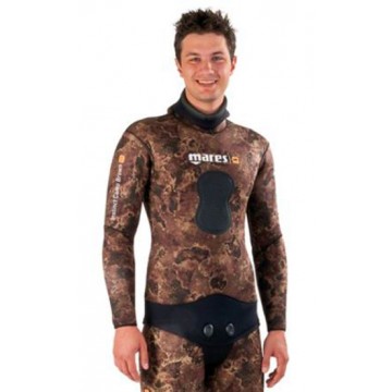 Куртка от гидрокостюма MARES PF INSTINCT CAMO BROWN 55 (неопрен - 5,5мм)(разм.: IV)
