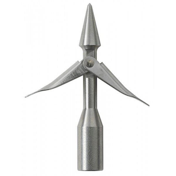 Наконечник для стрелы MARES MOBY TEMPERED INOX (с 2-мя короткими скобами)(для стрел с резьбой - ____мм)