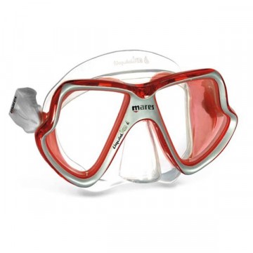 Маска MARES X-VISION-MID-LIQUIDSKIN CLEAR/RED/RED