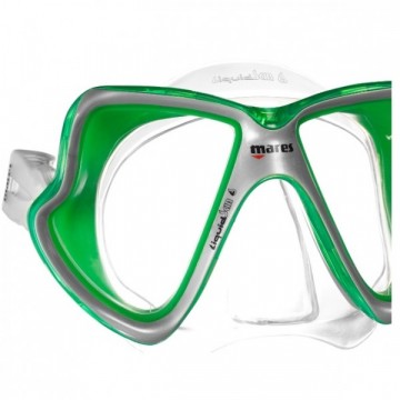 Маска MARES X-VISION-MID-LIQUIDSKIN CLEAR/GREEN/GREEN