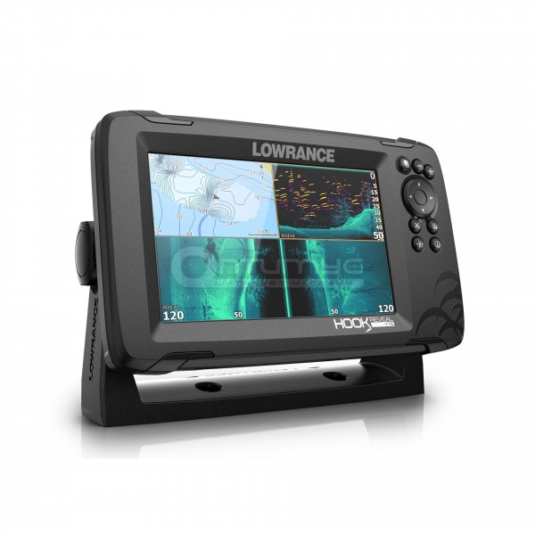 Навигатор-эхолот LOWRANCE HOOK REVEAL 7 TRIPLESHOT (7-дюймовый экран 480x800)(Tripleshot Imaging 3-in-1)(200кГц + 455/800кГц)