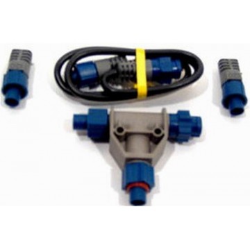 Набор LOWRANCE N2K-EXT-KIT (2 резистора: TR-120M и TR-120F, Т-коннектор: N2K-T, кабель (60см): N2KEXT-2BL)