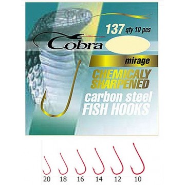 Крючки COBRA MIRAGE R (№ 10)(10шт.)