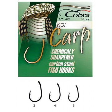 Крючки COBRA CARP KOI NSB (№ 4)(10шт.)