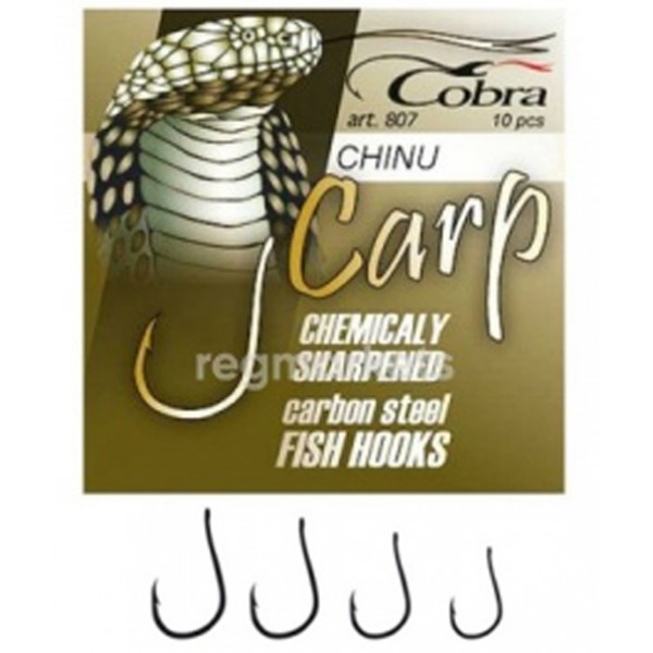 Крючки COBRA CARP CHINU NSB (№ 1)(10шт.)