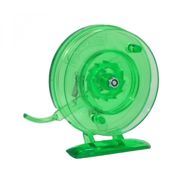 Катушка инерционная СТАЛКЕР (с курком)(7,0см.)(зелен.)