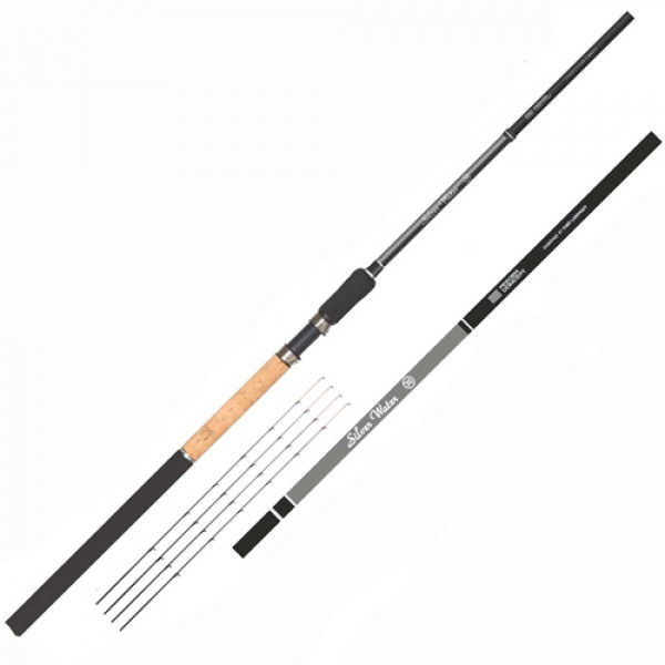 Спиннинг штекерный FEEDER CONCEPT SILVER WATER (3,60м)(70г.)(3+4 колена)(трансп.длина-127cм)(вес-185г.)