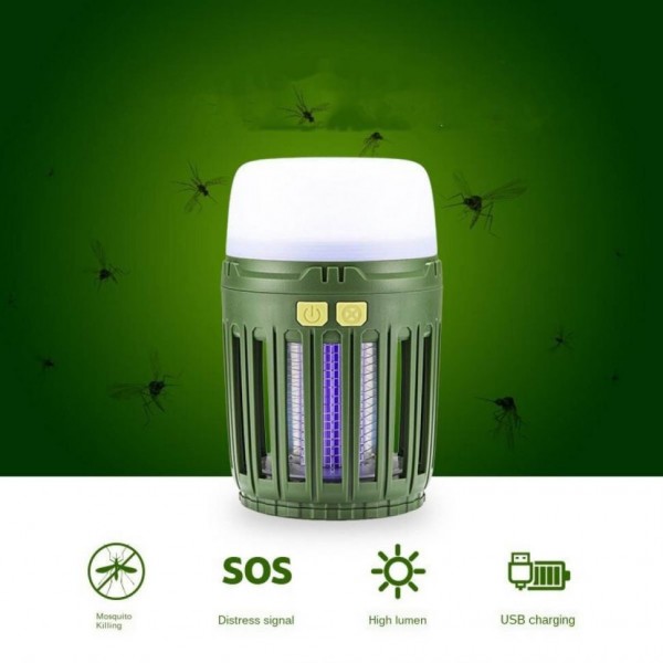 Ловушка для комаров Naturehike - лампа для кемпинга NH20ZM003 Green