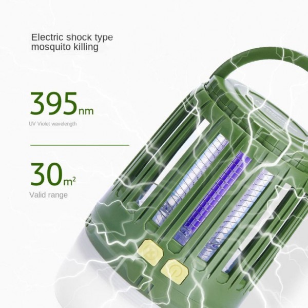 Ловушка для комаров Naturehike - лампа для кемпинга NH20ZM003 Green
