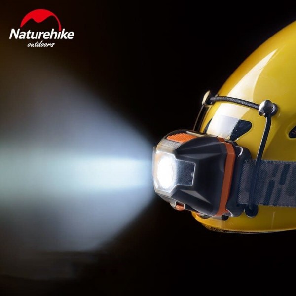Светодиодный налобный фонарь с USB подзарядкой Naturehike Headlights TD-02 NH00T002-D orange&gray
