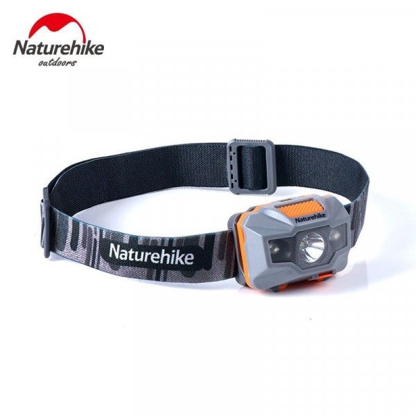 Светодиодный налобный фонарь с USB подзарядкой Naturehike Headlights TD-02 NH00T002-D orange&gray