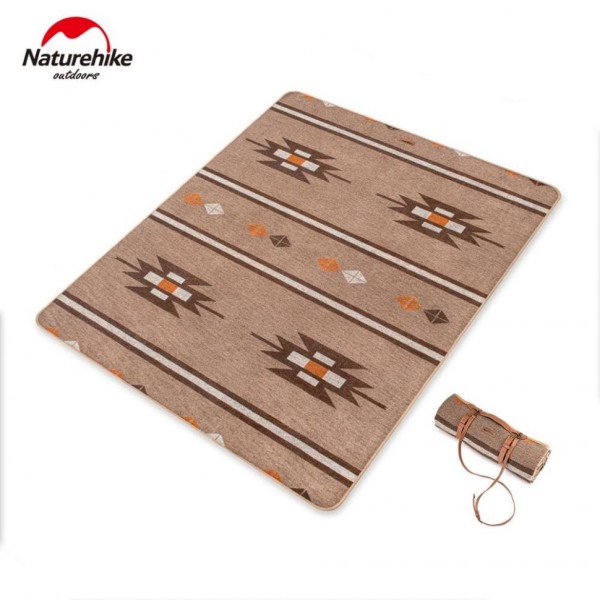 Плед Naturehike geometric pattern wool blanket NH20FS036 Dark coffee