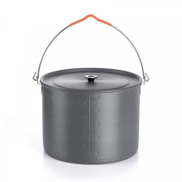 Котелок алюминиевый Naturehike 6L NH20CJ009 Grey 