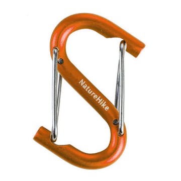 Карабин кемпинговый Naturehike S-type 60 мм NH15A003-H Orange