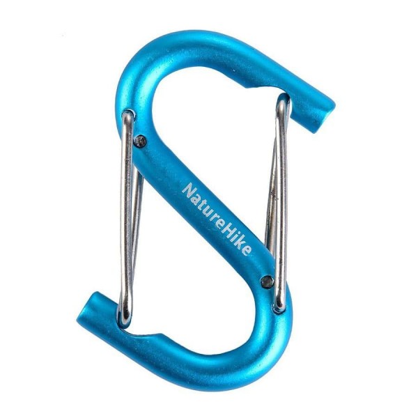 Карабин кемпинговый Naturehike S-type 60 мм NH15A003-H Blue