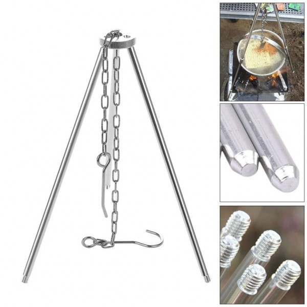 Тренога для костра Naturehike NH17S00S-G ZJ01 Outdoor picnic light tripod Silver 