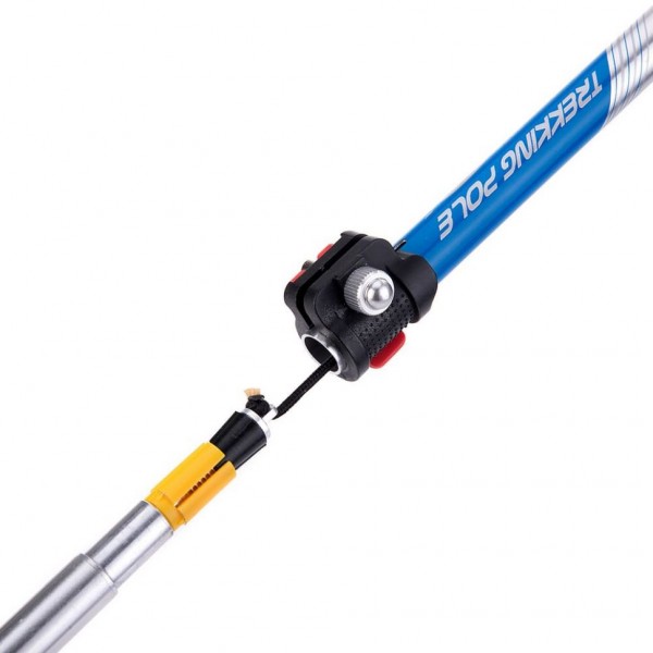 Складные треккинговые палки Naturehike 5-Node pole NH15A023-Z Blue