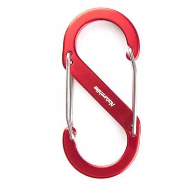 Карабин кемпинговый Naturehike S-type 5cm NH20GS004 red M-2pcs