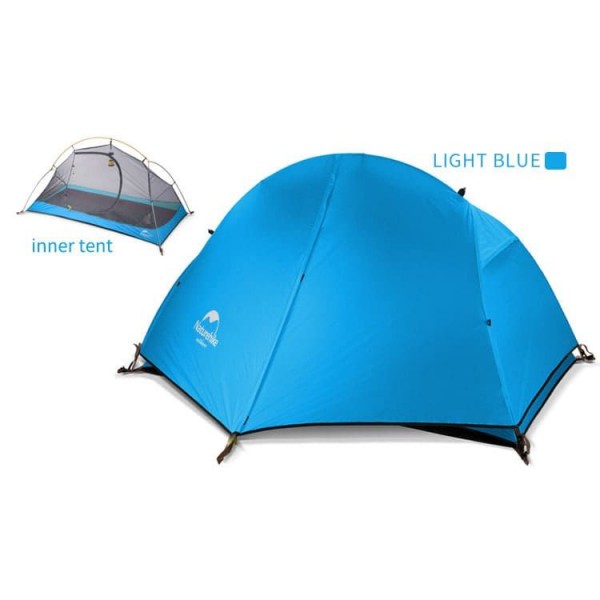 Палатка Naturehike для активного отдыха 1 местная NH18A095-D blue