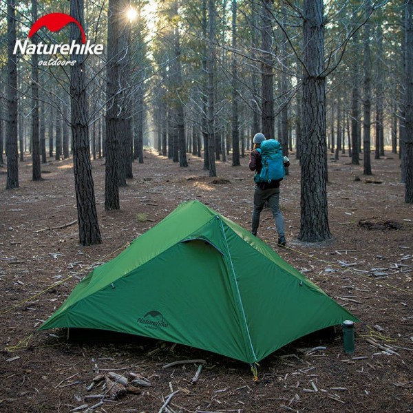 Туристическая палатка Naturehike Force UL NH20ZP080 forest green + коврик/тент