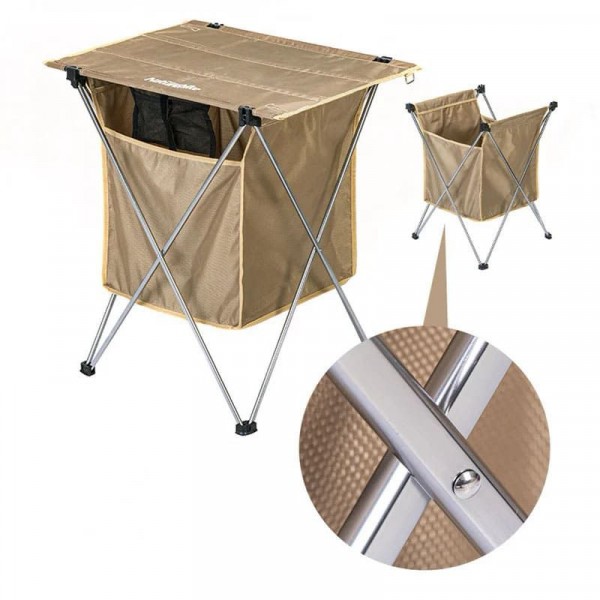 Стол алюминиевый складной Naturehike NH19JJ084 Black