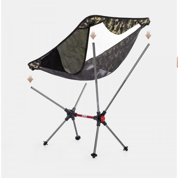 Кресло складное Naturehike NH19JJ005 outdoor folding moon chair Q-9E light Deep black