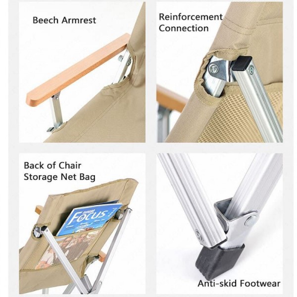 Кресло складное Naturehike NH19JJ004 2019 shangye folding chair black