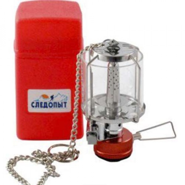Светильник портативный газовый СЛЕДОПЫТ - Северное Сияние, стекл. 