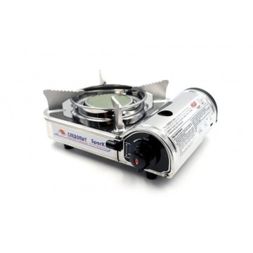 Плита настольная газовая СЛЕДОПЫТ - Spark, керам. (защита от избыточного давления) 