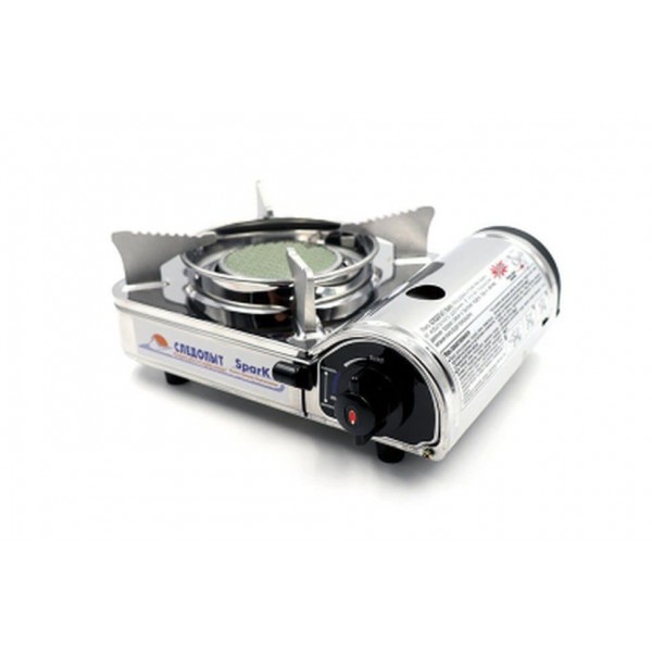 Плита настольная газовая СЛЕДОПЫТ - Spark, керам. (защита от избыточного давления) 