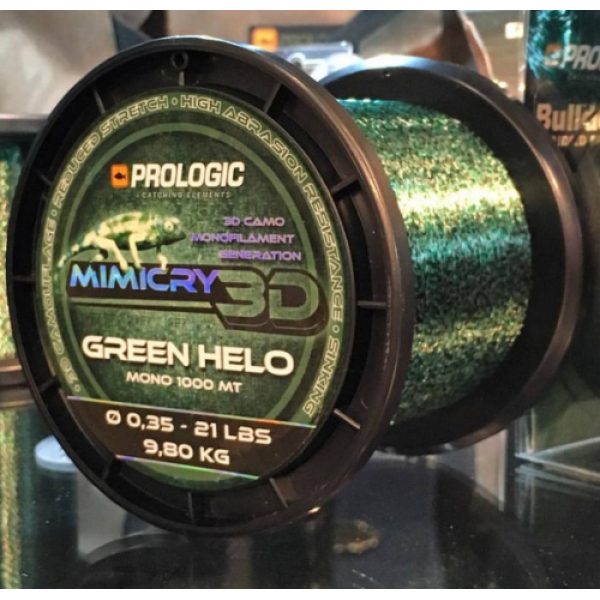 Леска монофильная Prologic Mimicry Green Helo 1000m 13lbs 6.2kg 0.28mm