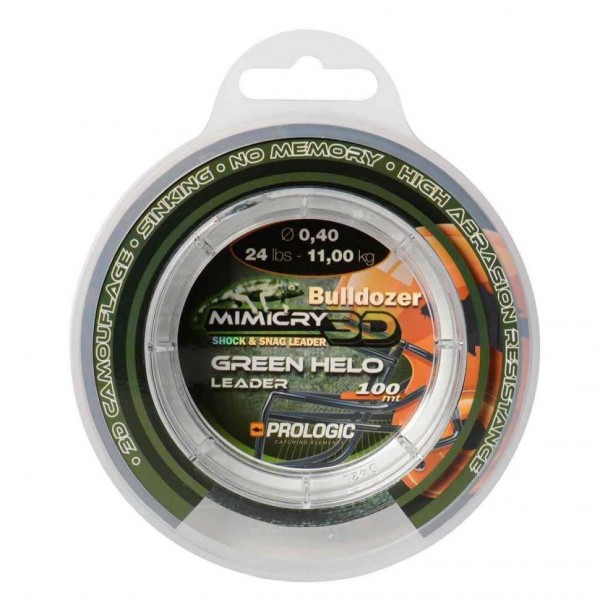 Леска Prologic Mimicry Green Helo Leader 100m 32lbs 15.6kg 0.50mm