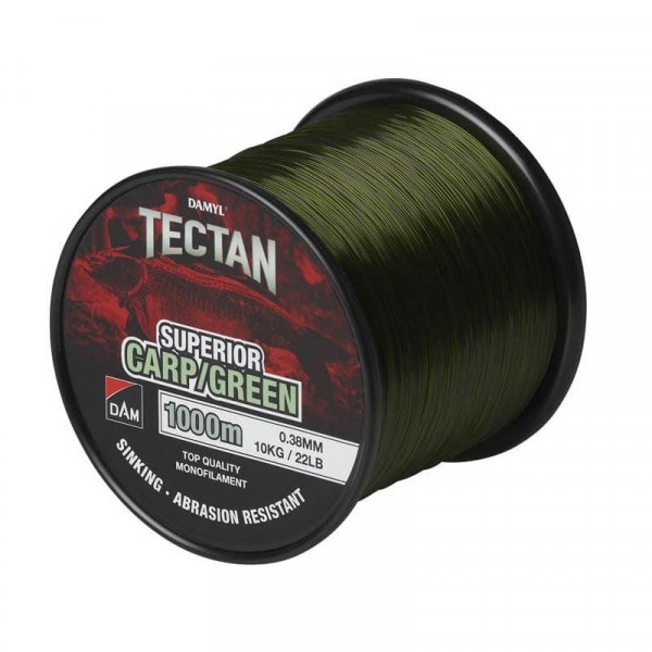 Леска монофильная DAM DAMYL Tectan Superior Carp Green 1000M 0.33MM / 8.0кг