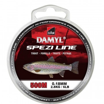 Леска монофильная DAM DAMYL Spezi Line Trout 500M / 0.18MM / 2.8KG